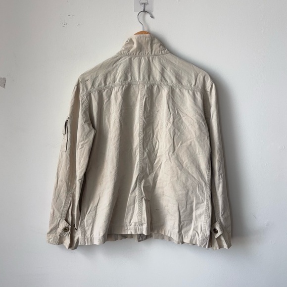 Ralph Lauren Black Label Cargo Jacket Women’s 8 M Safari Paratrooper Military - Picture 12 of 16